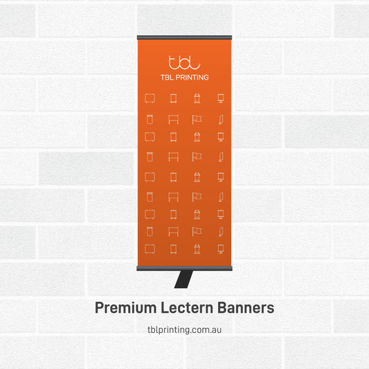 Premium Lectern/Registration Banner