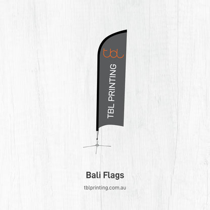3.5 m High Bali/Feather Flag - Double Sided