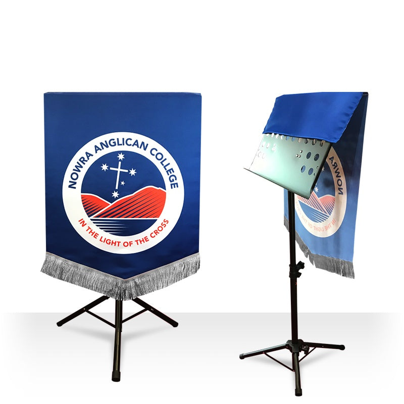 Music Stand Banner with Fringing